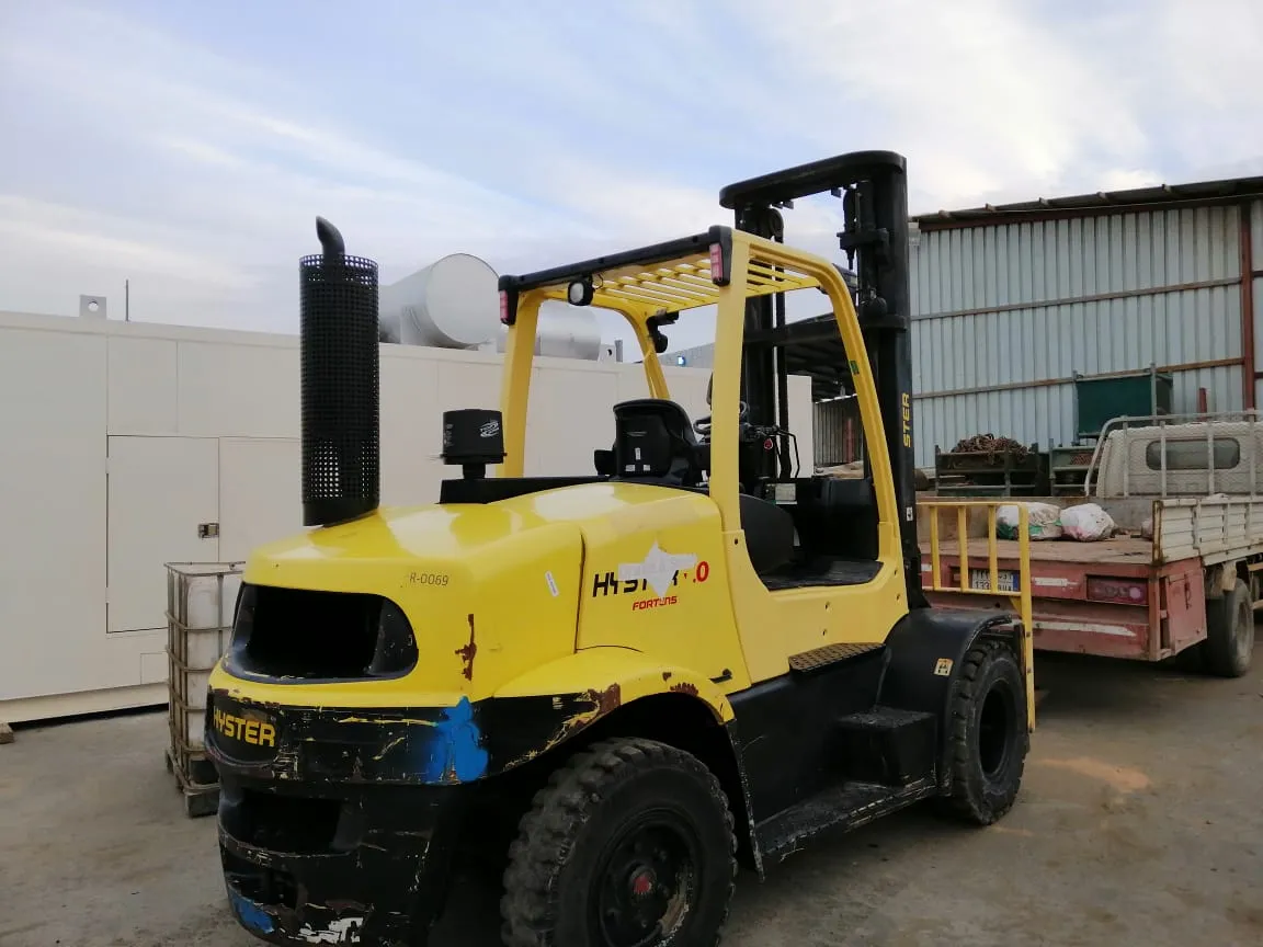 Forklift 7 ton — Hyster · H7.0FT · 2012 · Yellow