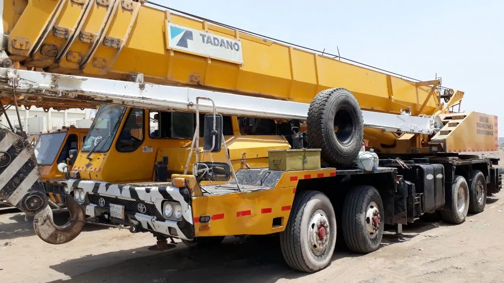 Crane 50 ton — Tadano · TG500E · 1997 · Yellow