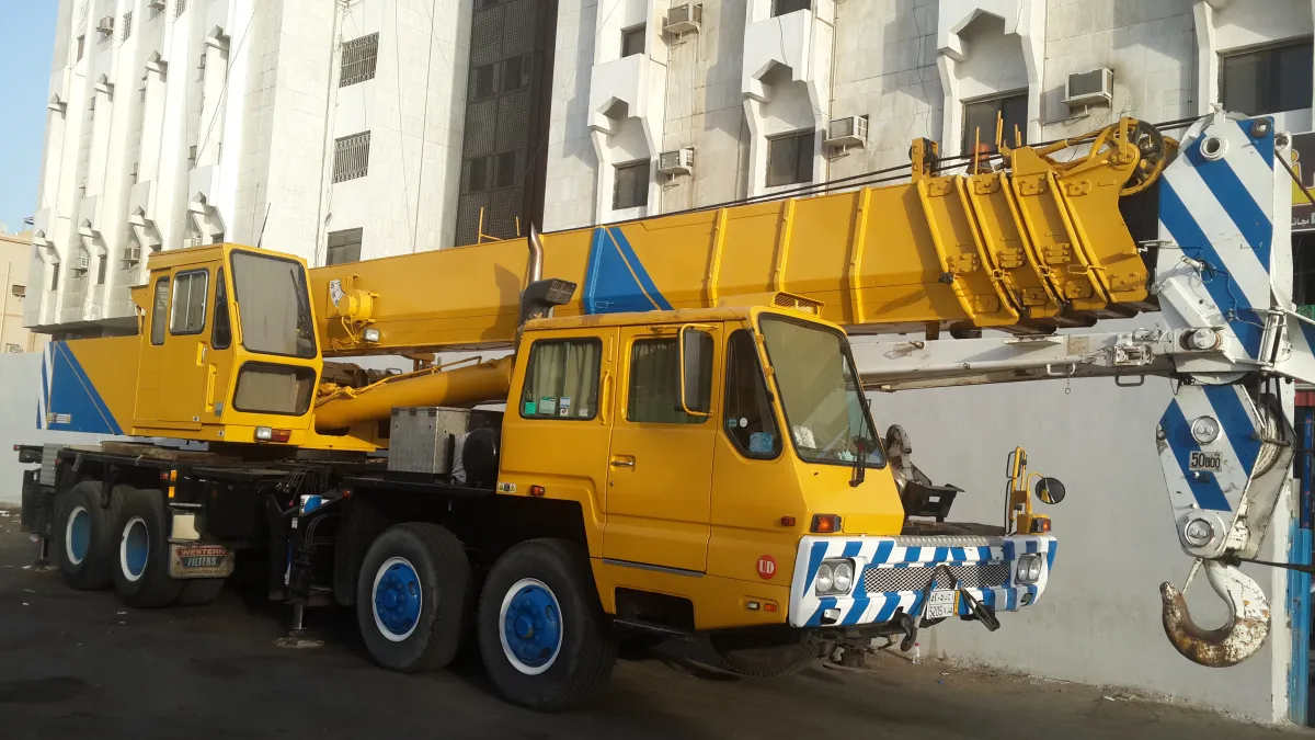 كرين 50 طن — تادانو · TG500E-3 · 1997 · اصفر · MC-50-13 — صورة 3 من 5