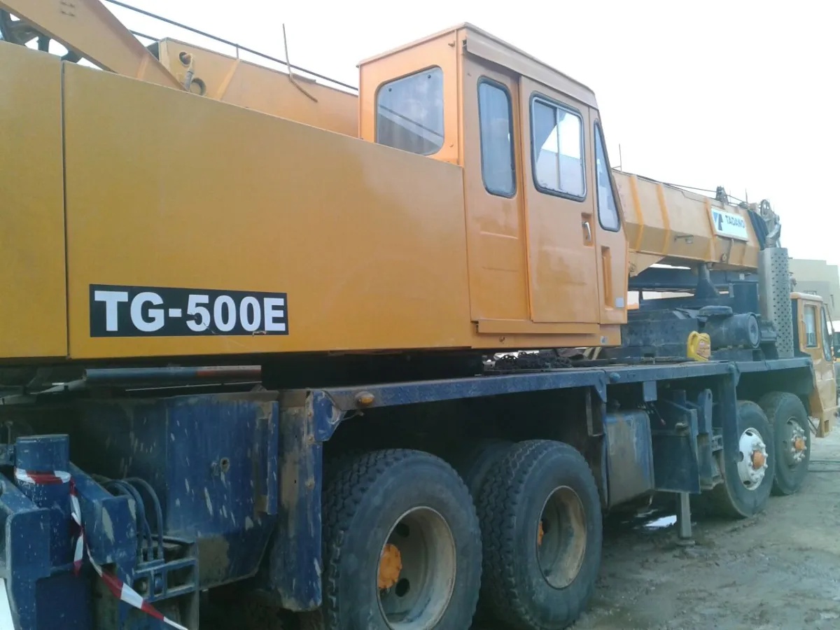 Crane 50 ton — Tadano · TG500E · 1997 · Yellow