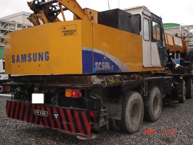 Crane 50 ton — Tadano · CS50H · 1998 · Yellow