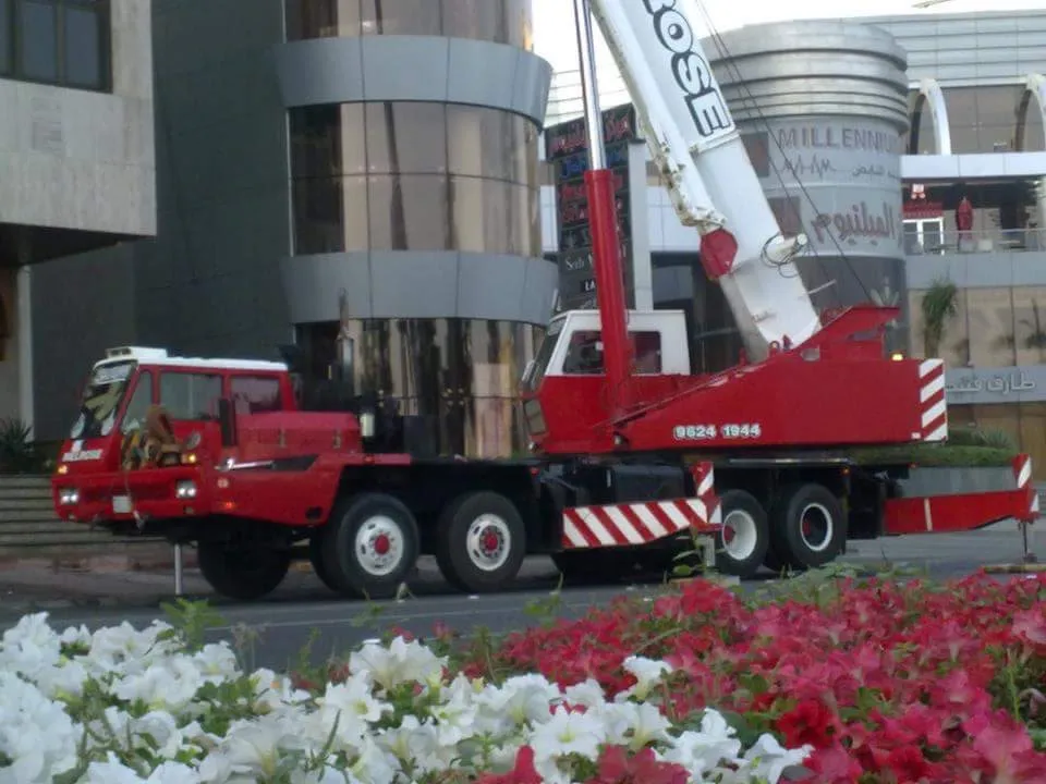 Crane 50 ton — Tadano · TG500E-3 · 1999 · White / Red
