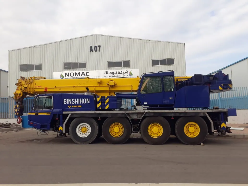 Crane 60 ton — Tadano · ATF 60-4 · 2003 · Blue / Yellow