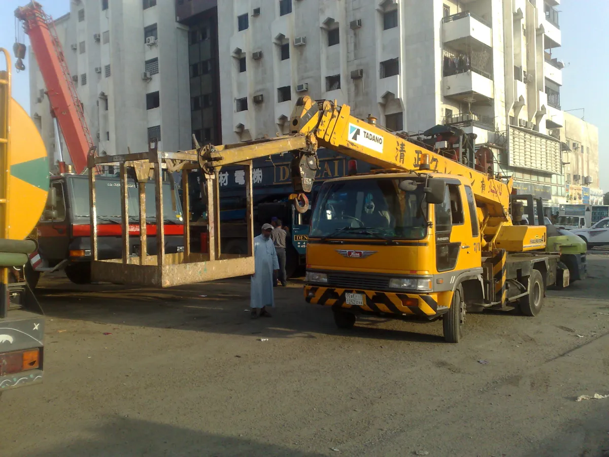 Crane 7 ton — Hino · TS-75M · 1991 · Yellow