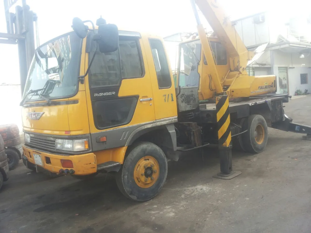 كرين 7 طن — هينو · TS-75M · 1991 · اصفر — صورة 2 من 6