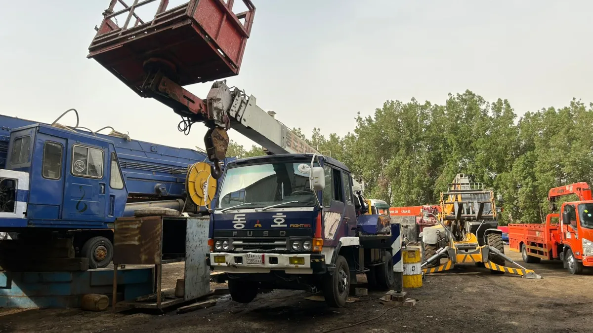 Crane 7 ton — Tadano · TS-75M-1 · 1992 · White / Blue — photo 3 of 6