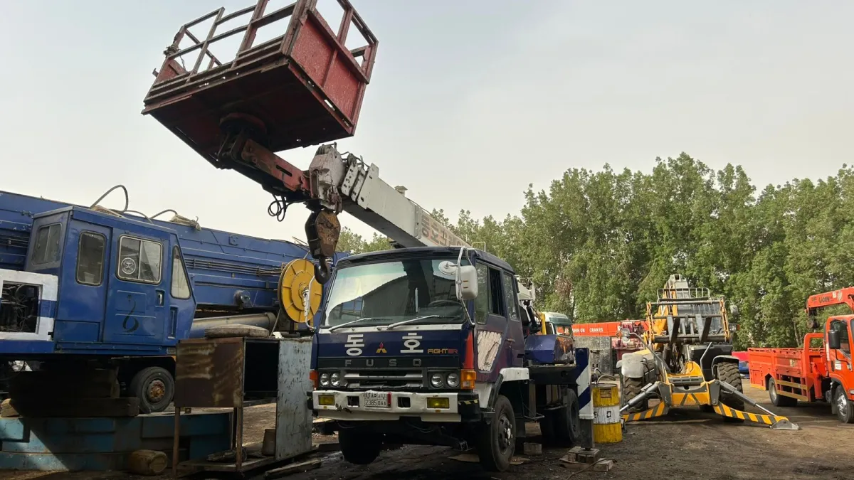 Crane 7 ton — Tadano · TS-75M-1 · 1992 · White / Blue — photo 5 of 6
